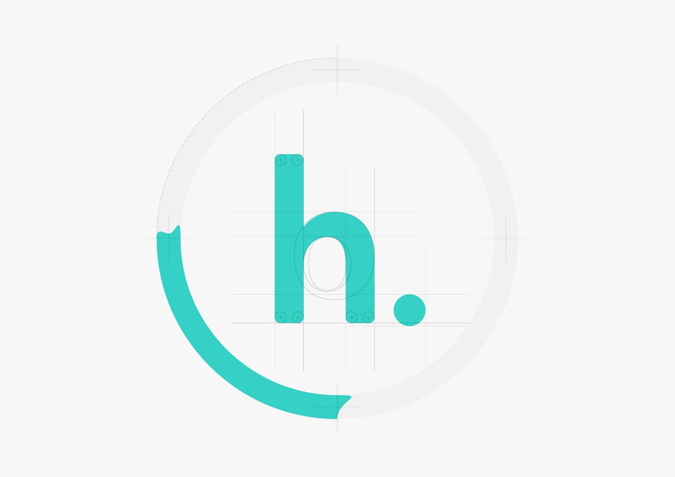 Hatched rebrand logo development