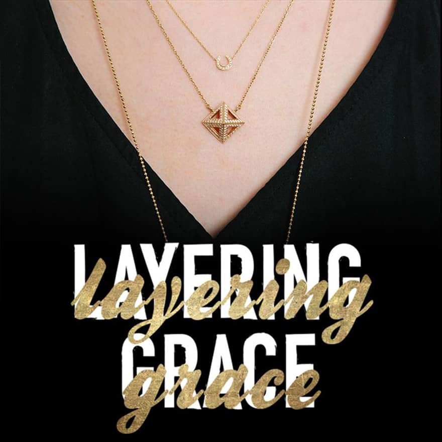 LoveGold Layering Grace Tile