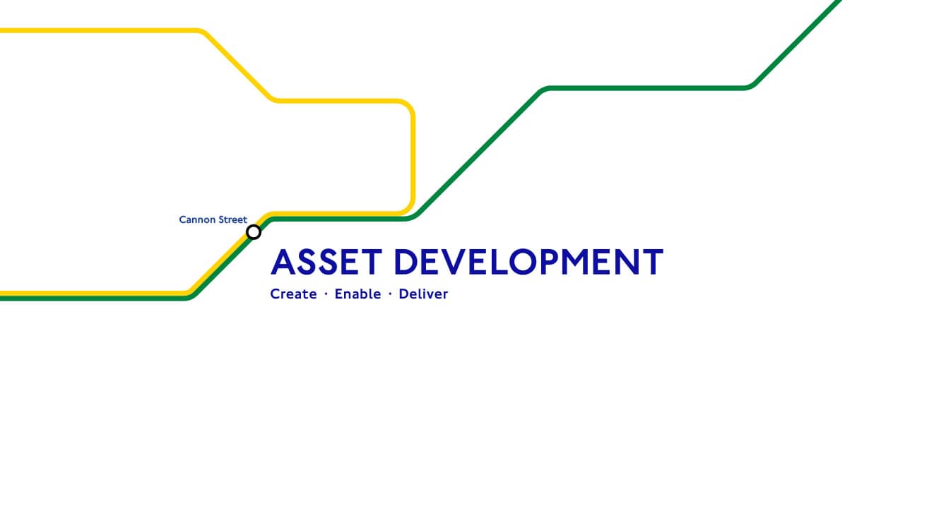tfl london underground asset development logo cannon street
