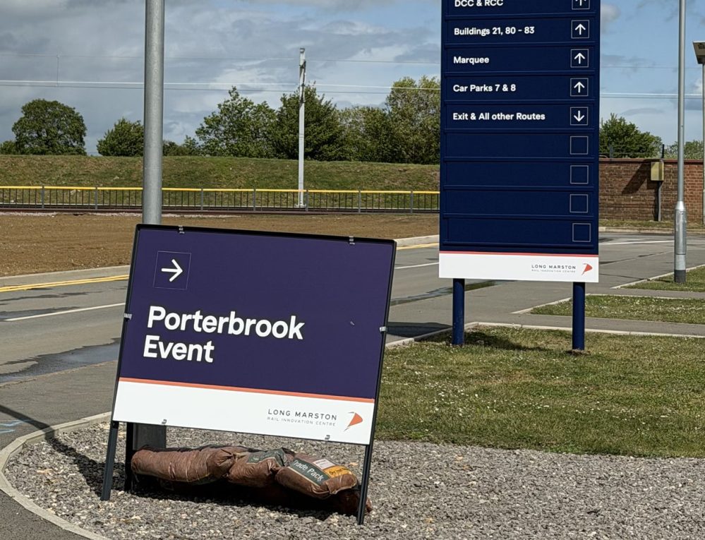 Long Marston signage design