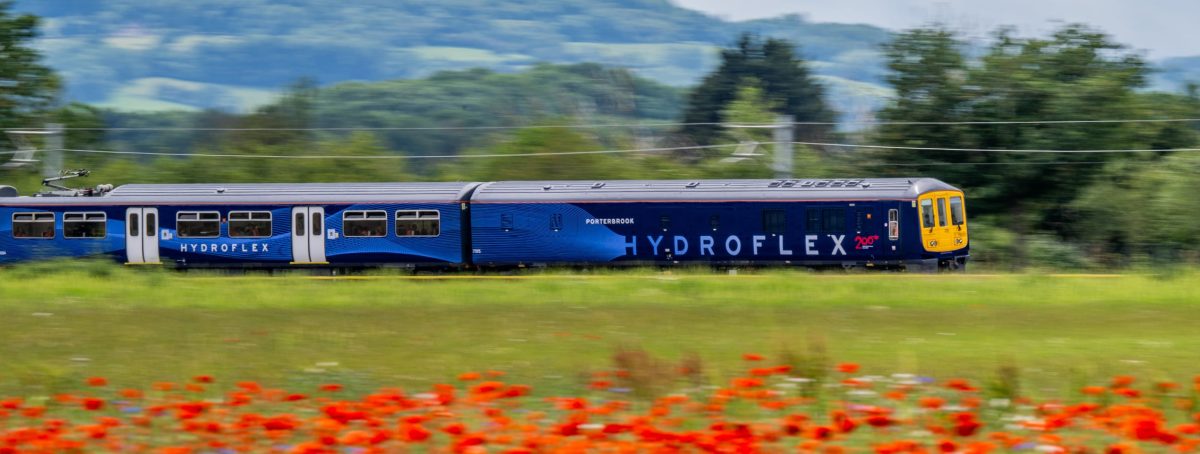 Hydroflex branding train in action