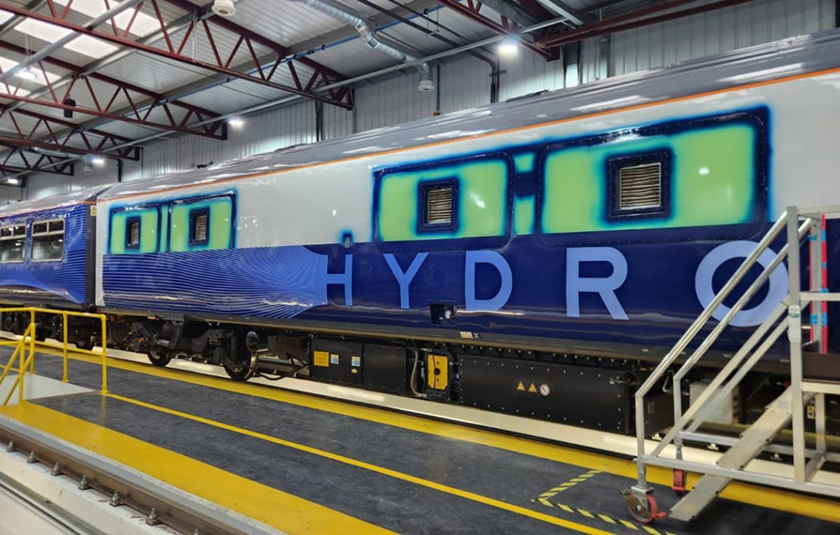 Hydroflex branding in production